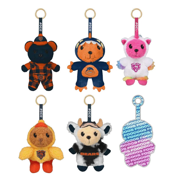 Chicago Bears Mystery Foocoos Plush Bag Charm