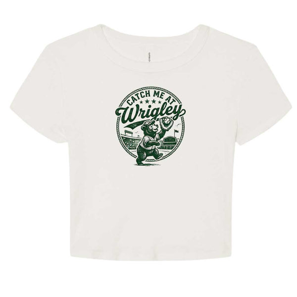 Wrigley Field Catch Me At Micro Rib Baby T Shirt