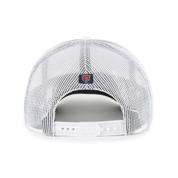 Chicago Bears 47 Brand Historic White Flock Ball Hitch Adjustable Cap