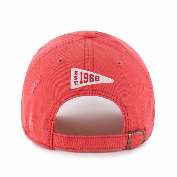 Chicago Bulls 47 Brand Light Habanero Red Seymoore Clean Up Adjustable Cap