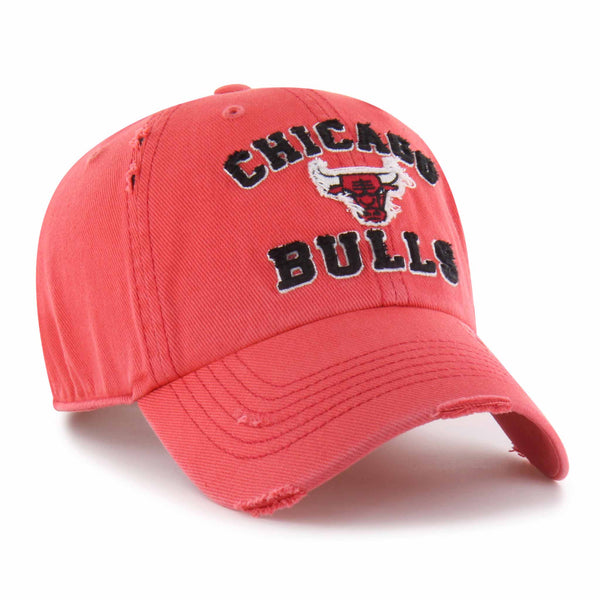 Chicago Bulls 47 Brand Light Habanero Red Seymoore Clean Up Adjustable Cap