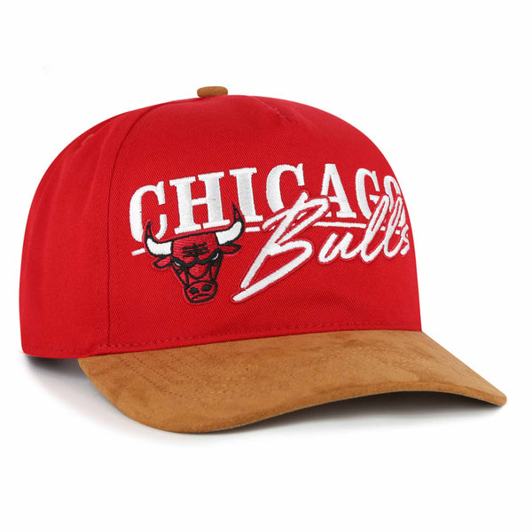Chicago Bulls 47 Brand Red Scribe Line Hitch Adjustable Cap