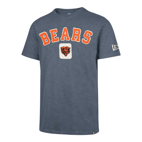 Chicago Bears 47 Brand Historic Rusted Navy Seymoore Heavy Slub Tee