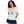 Load image into Gallery viewer, Chicago Cubs Soft As A Grape Women's Oatmeal 4x1 Rib Scoop Neck T Shirt

