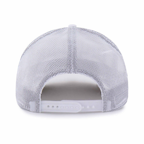 Chicago Cubs 47 Brand White BRRR Roscoe Mesh Hitch Adjustable Cap