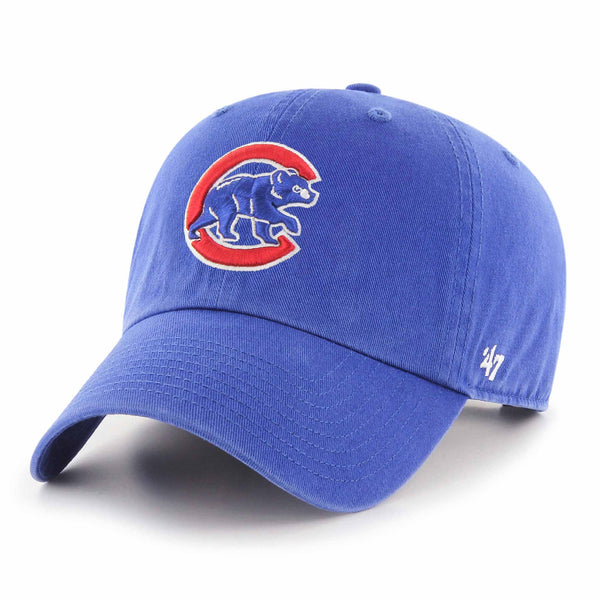 Chicago Cubs 47 Brand Home Royal Toddler Walking Bear Clean Up Adjustable Cap