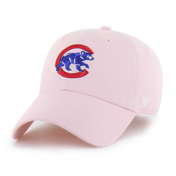 Chicago Cubs 47 Brand Home Pink Toddler Walking Bear Clean Up Adjustable Cap