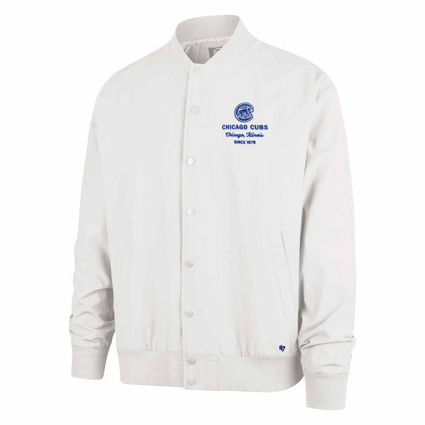 Chicago Cubs 47 Brand Anderson Twill Bomber Jacket