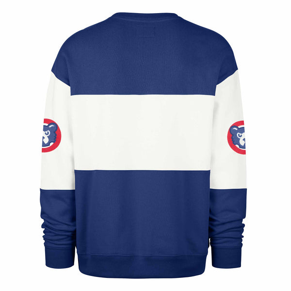 Chicago Cubs 47 Brand Royal Blue Maximalist Crewneck Sweatshirt