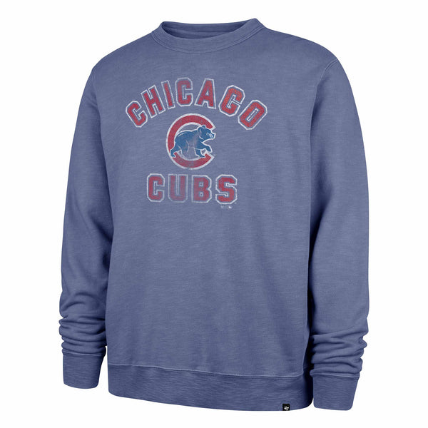 Chicago Cubs 47 Brand Treasured Slub French Terry Crewneck Sweatshirt