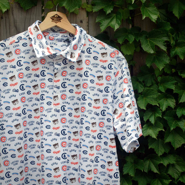 Chicago Cubs Antigua White Copperstown Polo