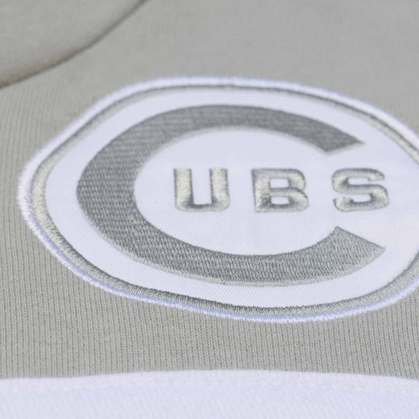 Chicago Cubs Mitchell & Ness Thunderstorm Head Coach Hooded Sweatshirt