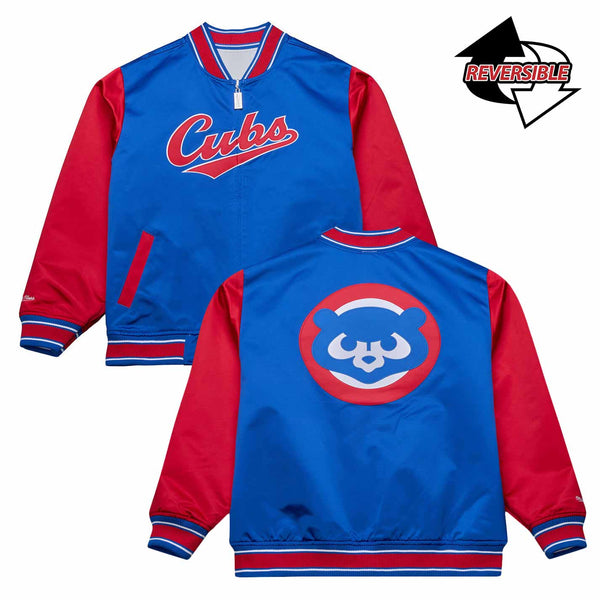Chicago Cubs Mitchell & Ness Reversible Satin Jacket