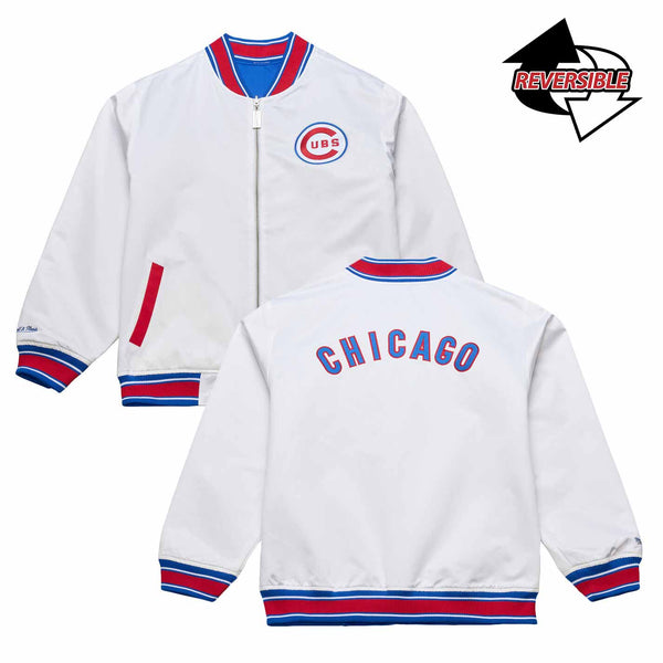 Chicago Cubs Mitchell & Ness Reversible Satin Jacket