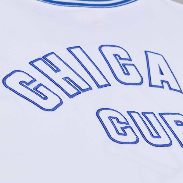 Chicago Cubs Mitchell & Ness Arctic White Short Sleeve T Shirt