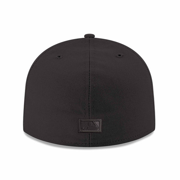 Chicago Cubs New Era Home Black Out 59FIFTY Fitted Cap