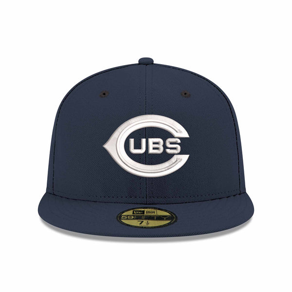 Chicago Cubs New Era Navy 1925 150 Year Anniversary 59FIFTY Fitted Cap