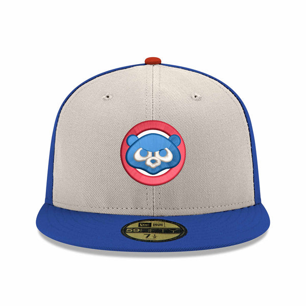 Chicago Cubs New Era Chrome Royal 1984 Bear 150 Year Anniversary 59FIFTY Fitted Cap