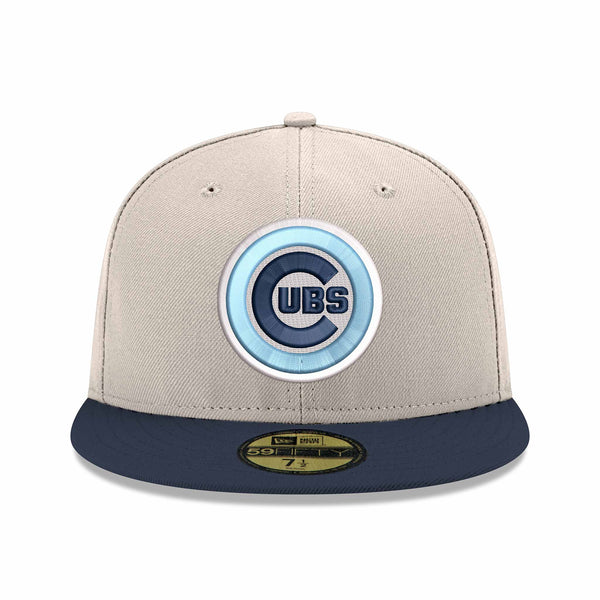 Chicago Cubs New Era Stone Night Shift Bullseye 150 Year Anniversary 59FIFTY Fitted Cap