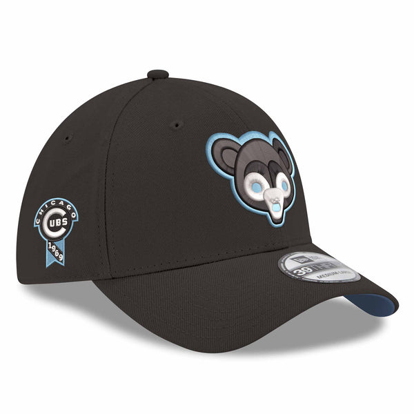 Chicago Cubs New Era Black 1969 39THIRTY Stretch Fit Cap