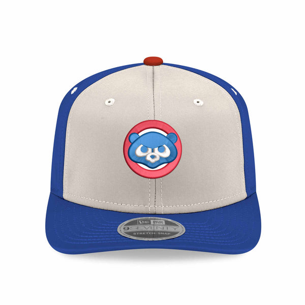 Chicago Cubs New Era Chrome Royal 1984 Bear 150 Year Anniversary 9SEVENTY Stretch Snap Adjustable Cap