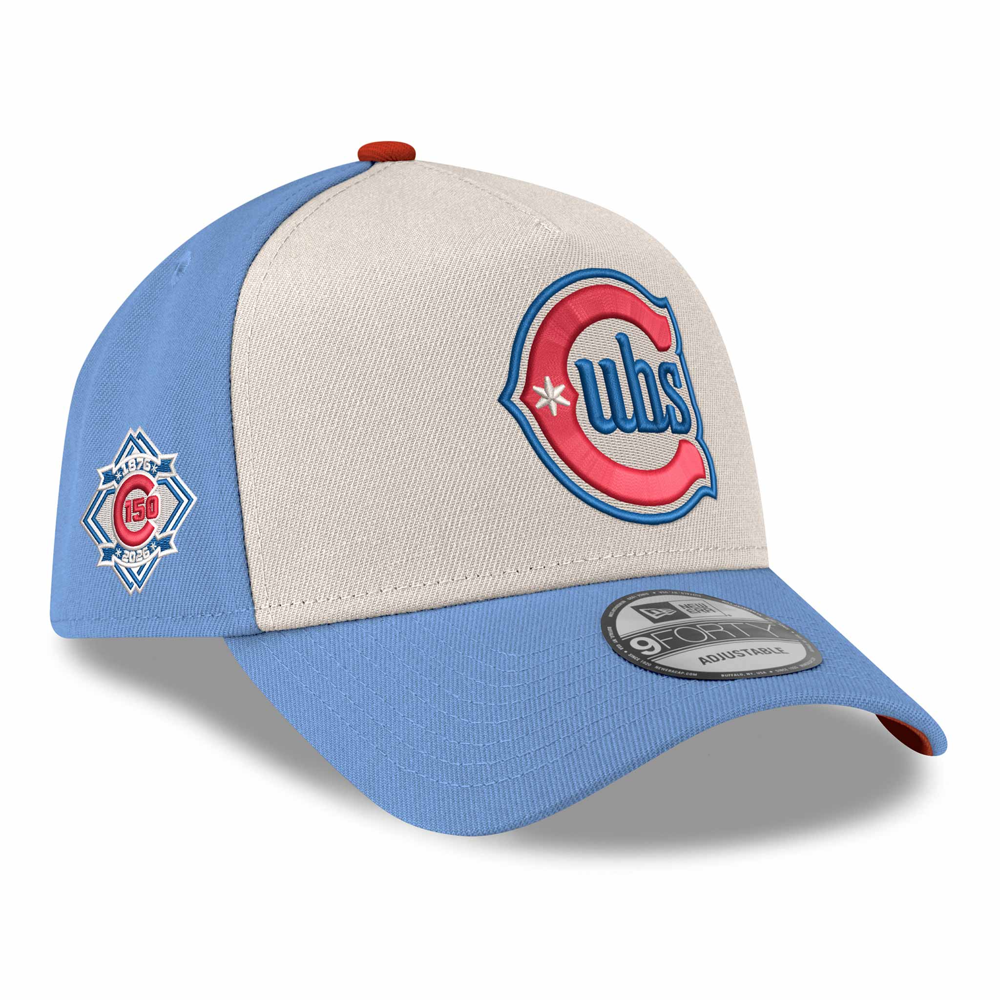 Chicago Cubs New Era Alternate Two Logo 150 Year 9FORTY A Frame