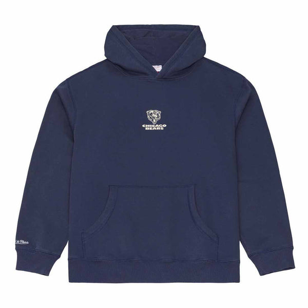 Chicago Bears Mitchell And Ness Blackout Essentials Hooded Sweatshirt