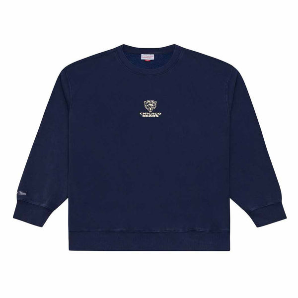 Chicago Bears Mitchell And Ness Blackout Essentials Crew Neck