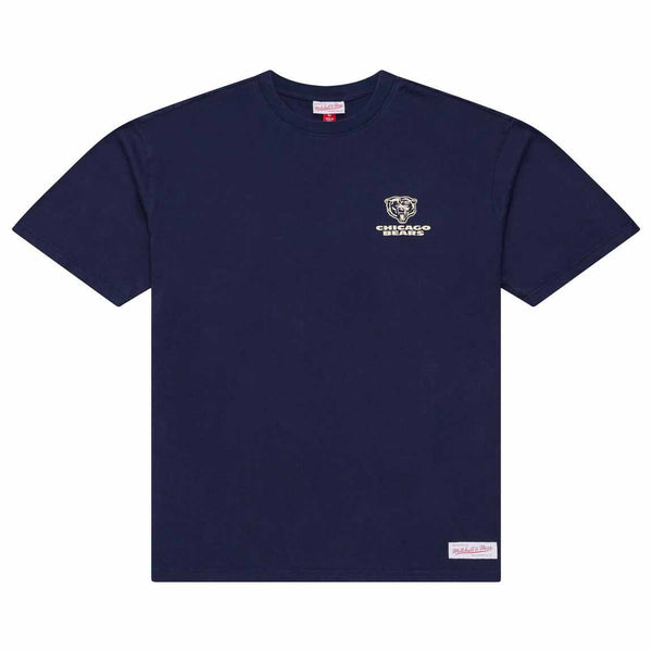 Chicago Bears Mitchell And Ness Short Sleeve Navy Tee Shirt