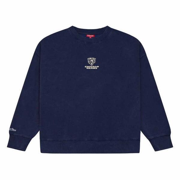 Chicago Bears Mitchell And Ness Women's Core Essential Crewneck Sweatshirt