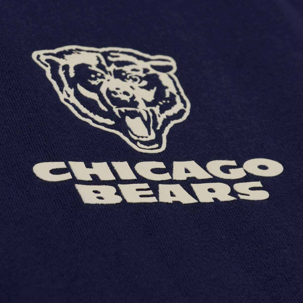 Chicago Bears Mitchell And Ness Women's Navy Core Boxy Crop Top Tee Shirt