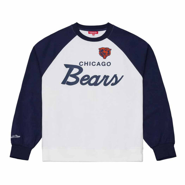 Chicago Bears Mitchell And Ness Women's Head Coach Raglan Crew Neck