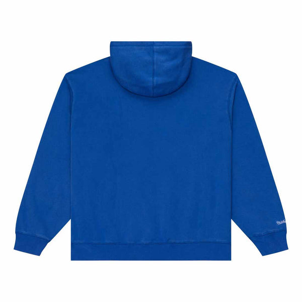 Chicago Cubs Mitchell And Ness Essentials Fleece Royal Blue Hooded Sweatshirt