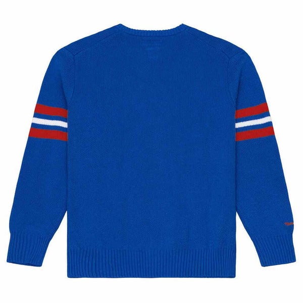 Chicago Cubs Mitchell And Ness Essentials Head Coach Crew Neck Sweater