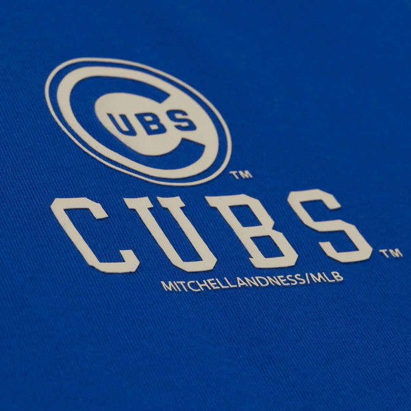 Chicago Cubs Mitchell And Ness Women's Essentials Short Sleeve Tee Shirt