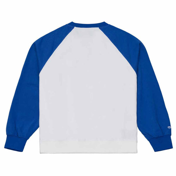 Chicago Cubs Mitchell And Ness Women's Head Coach Raglan Crew Neck