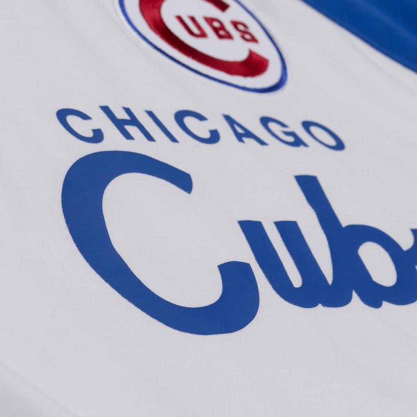 Chicago Cubs Mitchell And Ness Women's Head Coach Raglan Crew Neck