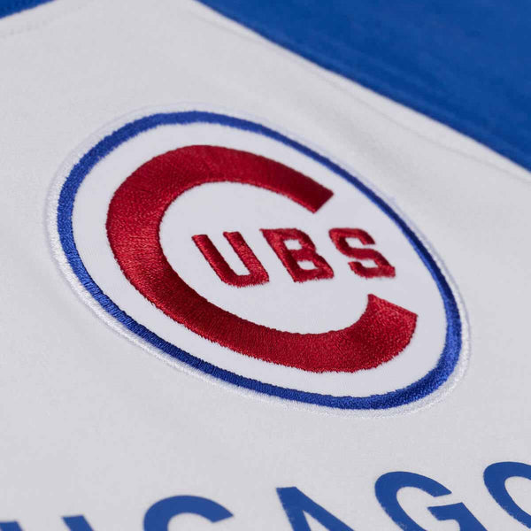 Chicago Cubs Mitchell And Ness Women's Head Coach Raglan Crew Neck