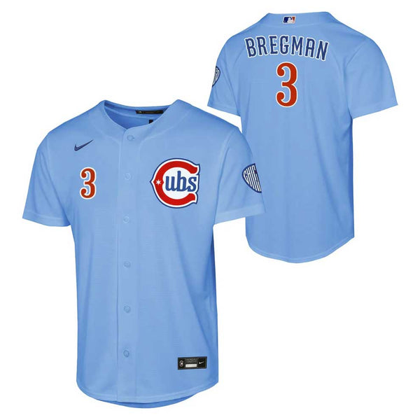 Chicago Cubs Alex Bregman Nike Youth Blues Alternate 2 Home Run Jersey