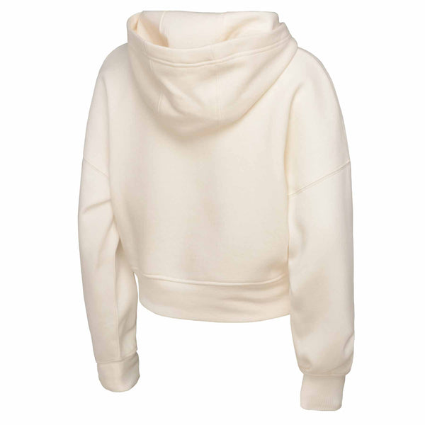 Chicago Cubs Youth Girls Oversized Cropped Hooded Sweatshirt