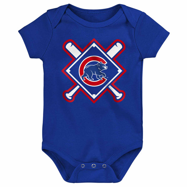 Chicago Cubs Infant 3 Pack Creeper Set