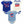 Load image into Gallery viewer, Chicago Cubs Newborn Girls 3 Pack Creeper Set
