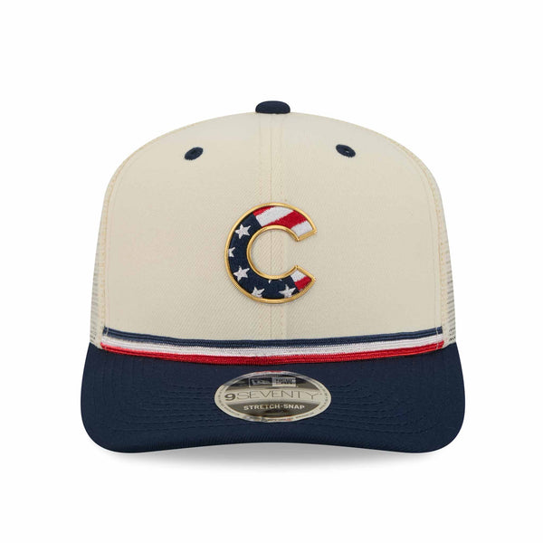 Chicago Cubs 2026 Fourth of July 9SEVENTY Stretch Snap Adjustable Cap