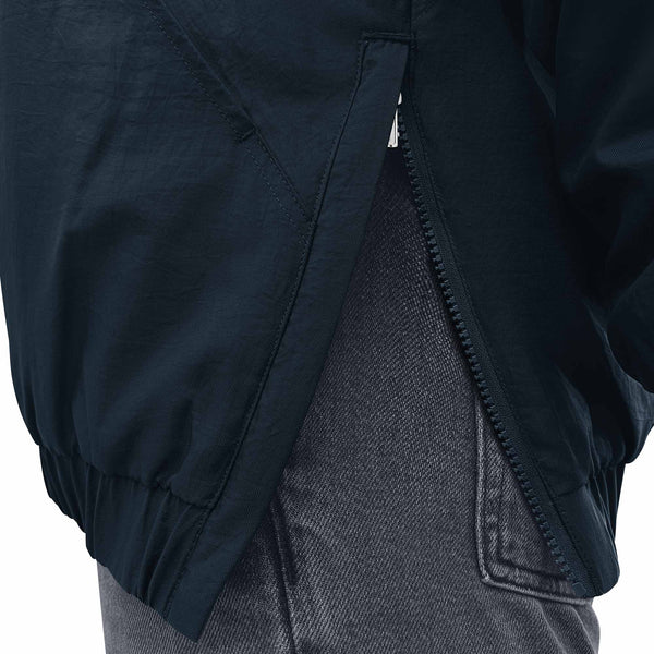 Chicago Bears Starter Nylon The Throwback Half Zip Hooded Jacket
