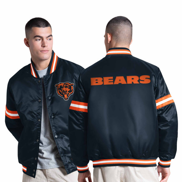 Chicago Bears Starter The Courtside Satin Varsity Jacket