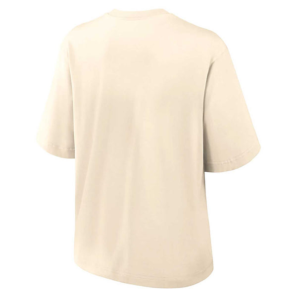 Chicago Bears Nike Womens Natural Tan Short Sleeve Boxy Tee Shirt
