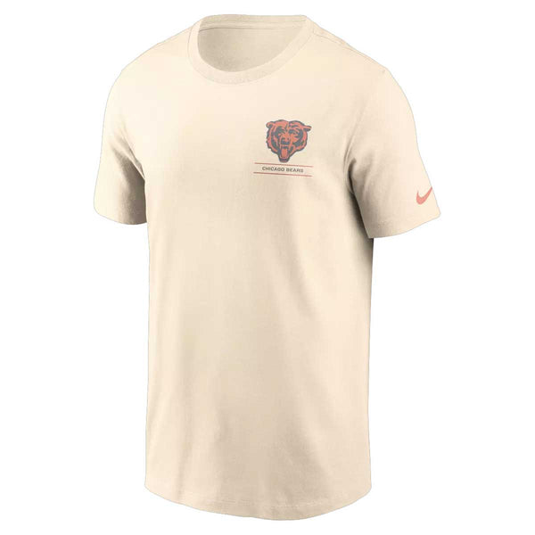 Chicago Bears Nike Natural Tan Essential 1920 Short Sleeve Cotton Tee Shirt