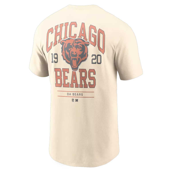 Chicago Bears Nike Natural Tan Essential 1920 Short Sleeve Cotton Tee Shirt