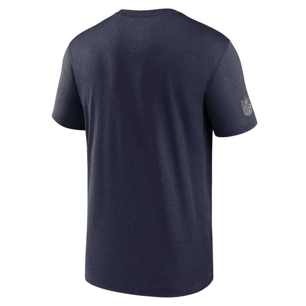 Chicago Bears Nike Marine Blue Chest Logo Issue Crew Neck Tee Shirt