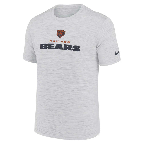 Chicago Bears Nike Hazy White Short Sleeve Velocity Tee Shirt